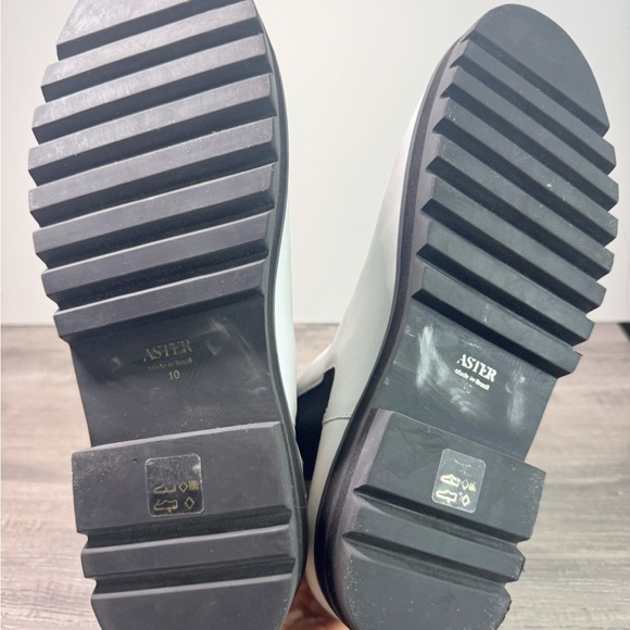 ASTER Diana Lugsole leather boots Womens 10 EUC - Picture 5 of 6